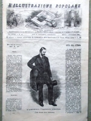 Popular Illustration November 6, 1881 Parnell Putty Chio Eastern Vienna King