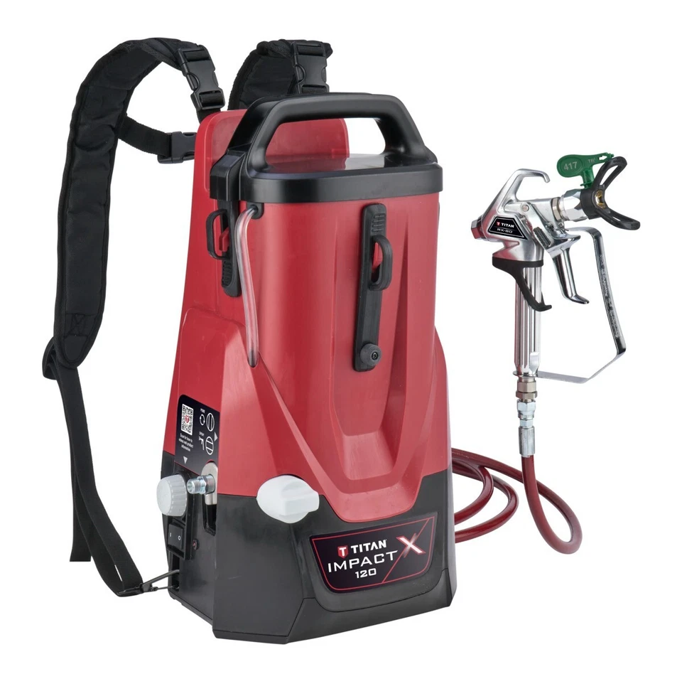 Titan Impact X 120 18V Battery-Operated Backpack Sprayer, Kit, OEM, 2441253A - Image 2 of 2