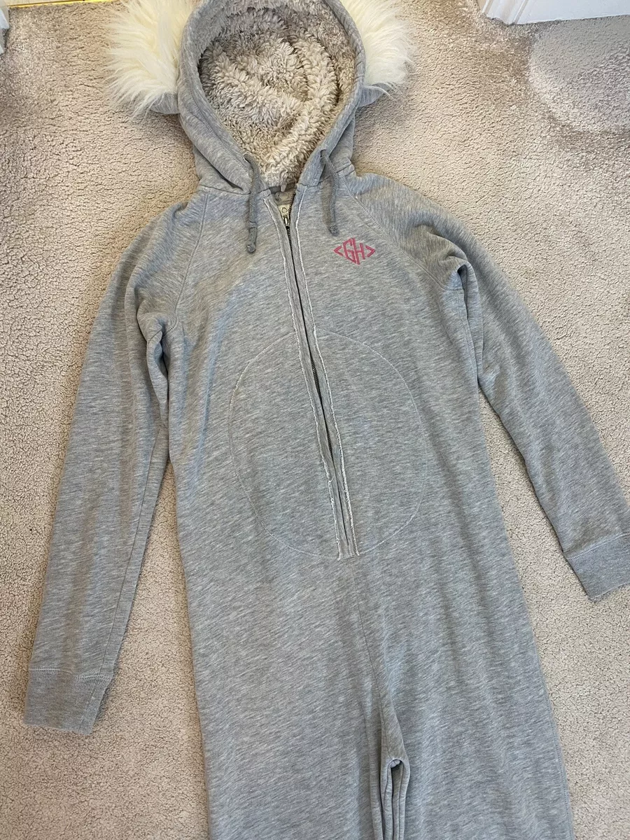 Gilly Hicks Hollister Sleep Grey Koala Pyjamas One Piece Size XS