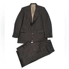 Oscar de la Renta Classic Brown Men's Dress Suit Set-40L