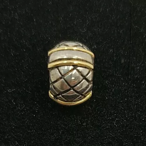 Chamilia. With Gold Of 14K With 14K Gold. Bead Charm Silver