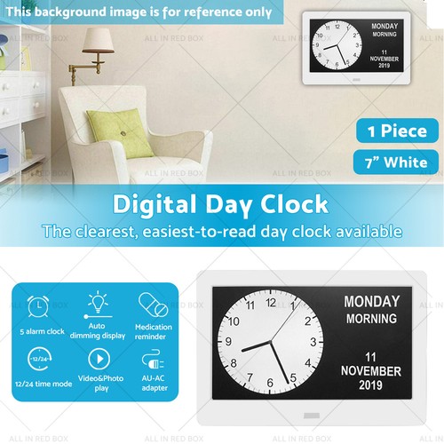 LED Large Digital Day Clock 7