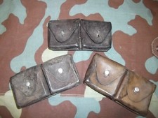Lotto Swiss Army Leather Pouch WW2 Portacaricatori Seconda Guerra