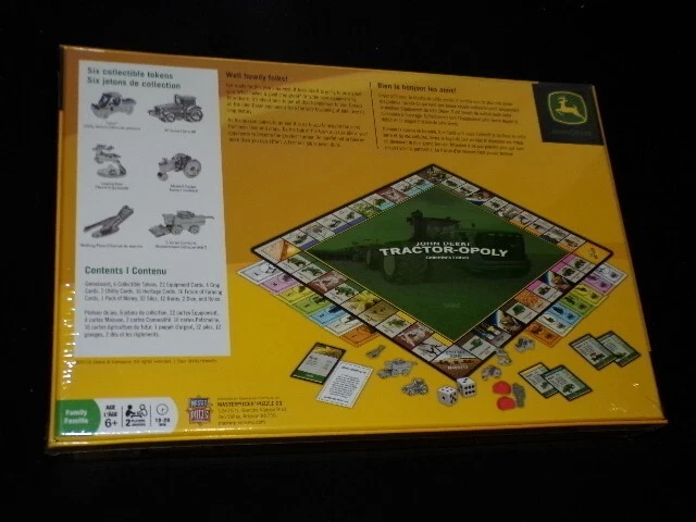 John Deere TRACTOR OPOLY Monopoly Collectors Edition Sealed 2016 MasterPieces - Image 2 of 2