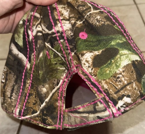 Gorra para mujer Buck 2006 Commander camuflaje ajustable envejecida con tirantes - Imagen 2 de 3