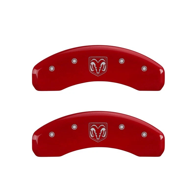 2006-2010 Dodge Ram 1500 передний задний красный MGP тормоз диск суппорт крышки Ramhead - Изображение 3 из 4