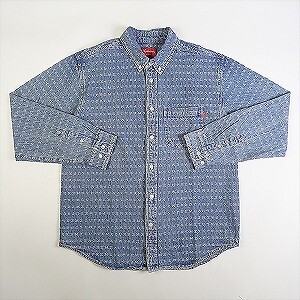 Supreme Jacquard Logos Denim Shirt