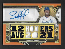 2022 Topps Triple Threads Auto Relic, Salvador Perez, 