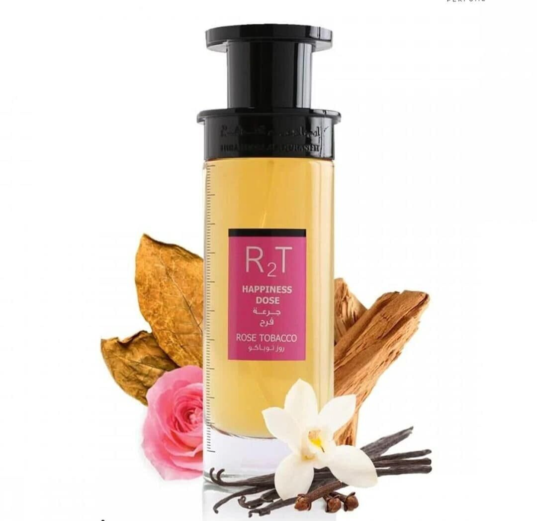 Rose Tobacco Perfume 75ml For Unisex By Ibraheem Al Qurashi Perfume Luxury  Scent