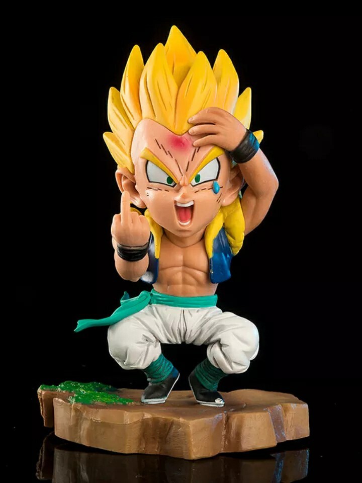 Lot De 3 Figurines Dragon Ball Z Vintage - Goten, Trunks Et Gotenks - AB Toy