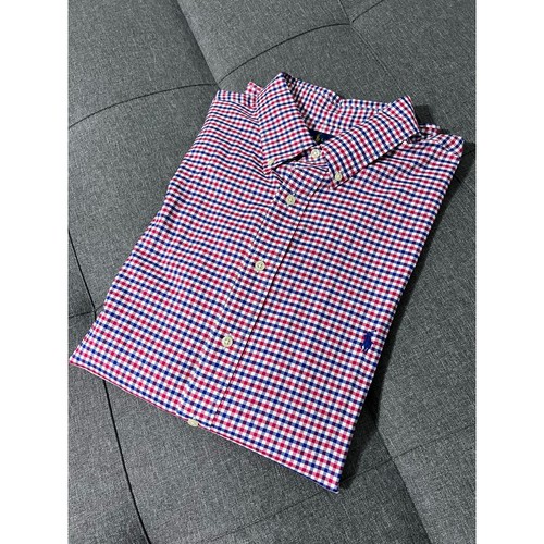 Ralph Lauren Button Down Hemd Herren 2XB Performance RWB kariert kariert kariert