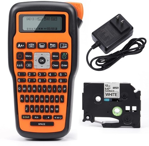 Industrial Label Maker Printer E1000 Label Machine for P-Touch 12mm Tape TZe-231 - Picture 10 of 23