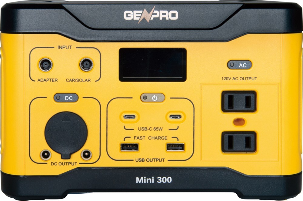 GenPro 300 - Compact Lightweight Portable Power Station 300W