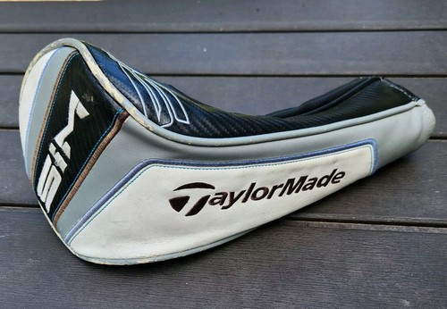 TAYLORMADE SIM Driver Head Cover Headcover Black White Gray Blue - 第 1/7 張圖片