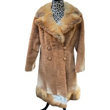 Vintage Genuine Kangaroo Fur Coat Seymour’s Of Collins Made In Australia M