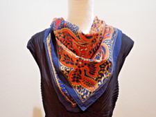 Vintage 25" x 25" Scarf