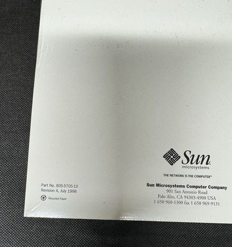 Sun 798-1261, StorEdge Volume Manager 2.6 CD /Documentation, VMS9S-260-R999 NEW - Picture 9 of 10