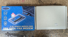 Lot of 2 Genuine Original Dynex DX-M200 V.92 PCMCIA Modem Card 56K Data/Fax