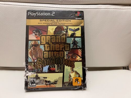 Grand Theft Auto: San Andreas Special Edition (PlayStation 2, PS2 2005) NEW! - Picture 1 of 8