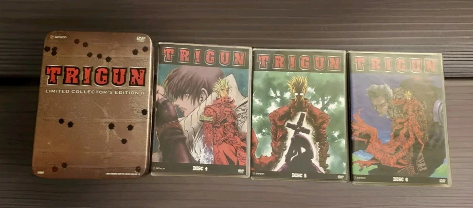 Trigun Limited Collectors Edition II 3-Disc Set With Embossed Tin Case - Image 2 of 2