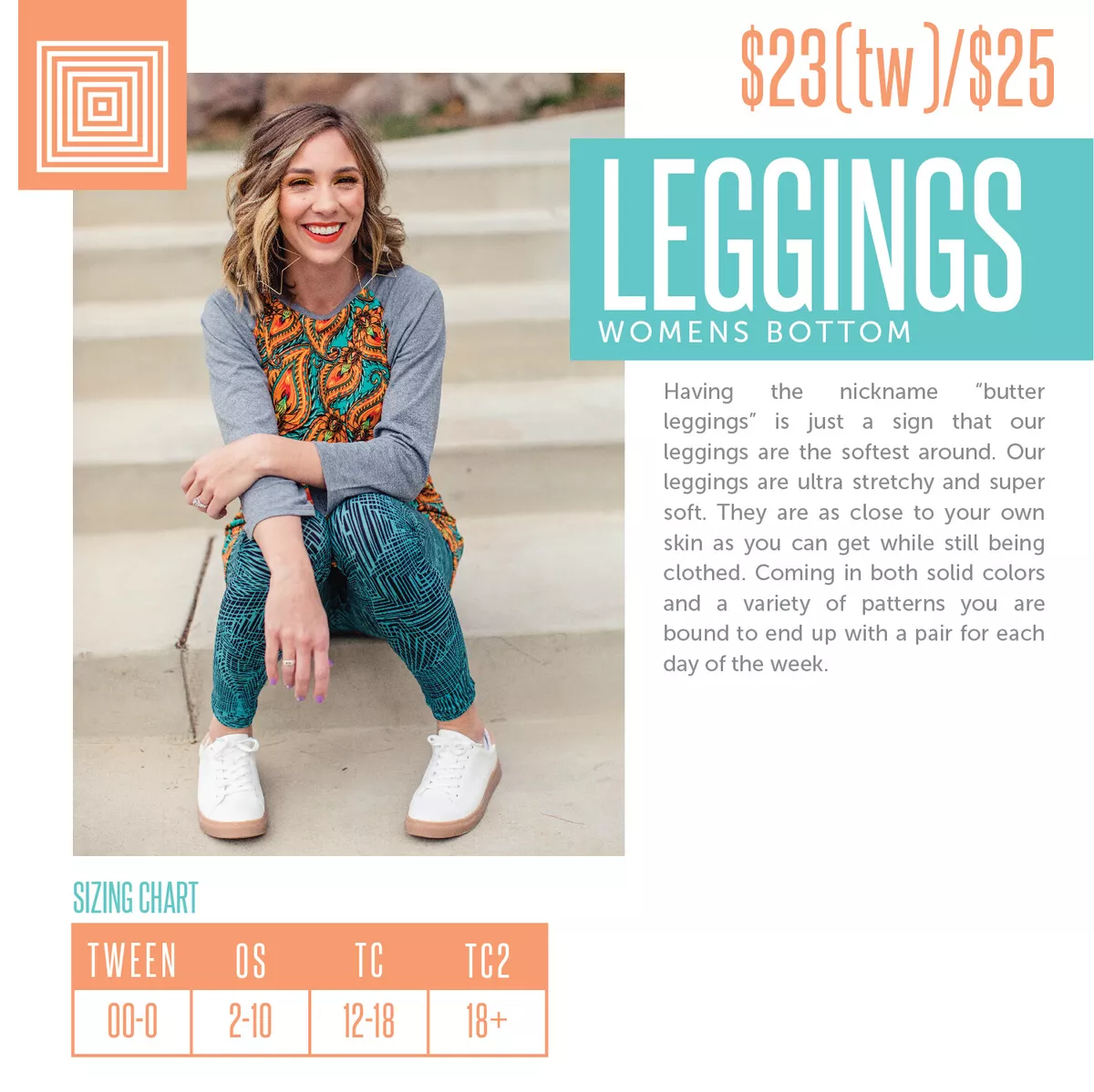 LuLaRoe tc leggings new with tag Size undefined - $22 - From Mary