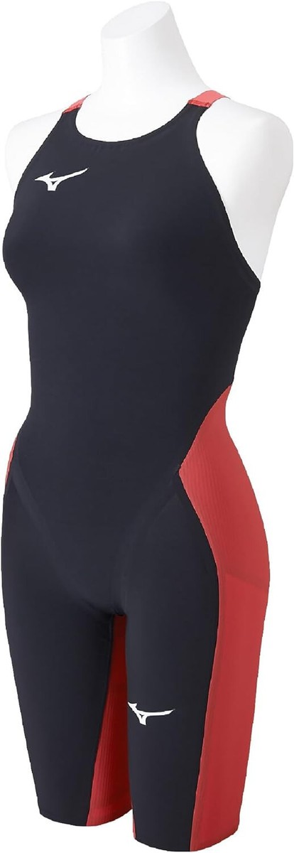MIZUNO Swimsuit Women GX SONIC 6 CR FINA N2MGA702 Black Red Size L