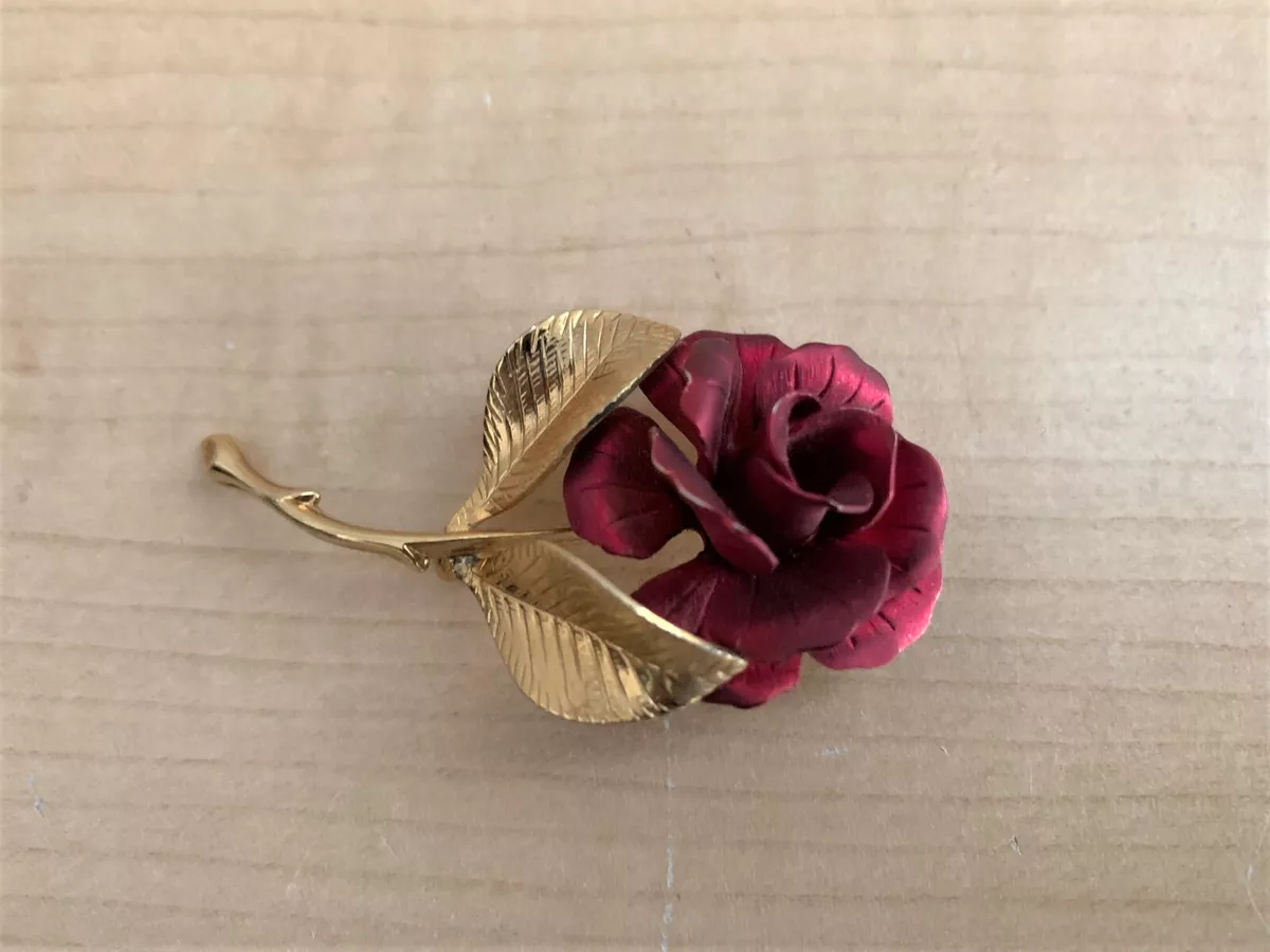 Cerrito rose brooch sale