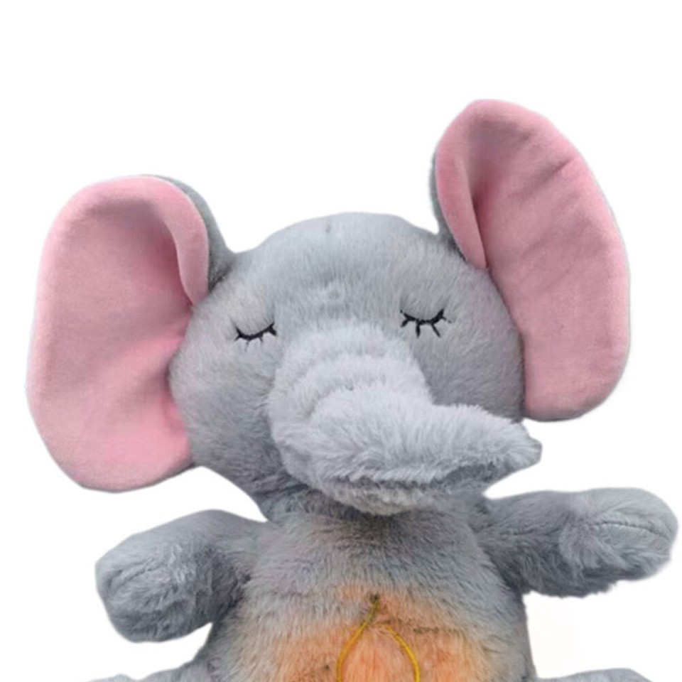 Animal Comfort Doll with Music Lights Baby Sleep Soother for Newborn