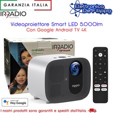 Videoproiettore Smart LED 5.000lm Con Google Android TV 4K