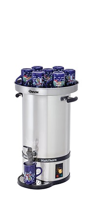 Bartscher Glühweintopf Multitherm Glühweinkessel 20 L mit Tassenwärmer