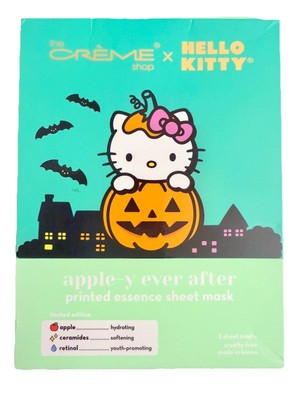 New Creme Shop X Hello Kitty Apple-Y Ever After Printed Essence Sheet Mask 3Pack