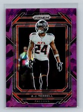 2022 Panini Prizm #15 A.J. Terrell /225 SN Atlanta Falcons