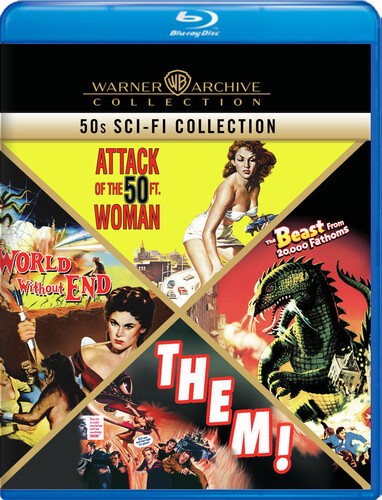 '50s sci-fi collection [new blu-ray] boxed set, digital theater system, mono s
