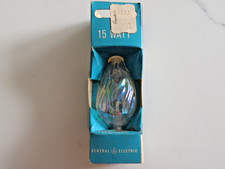 Vintage GE Flair Bulb 15 Watt Candelabra Base 15FC/AU/F w/ Box w/ Grants sticker