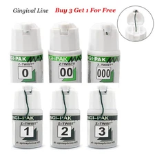 Gingi-Pak Max Z-Twist Dental Gingival Retraction Cord Packing 0,00,000,1, 2 ,3