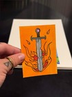 aceo original art 'Sword of Flames' #5/6 Sorcery Edition trading cards brijnsn — photo 1