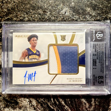 2019-20 Immaculate Collegiate Premium JA MORANT  Rookie Patch BGS 8.5/Auto10
