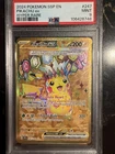 2024 Pikachu Ex Hyper Rare 247/191 PSA 9