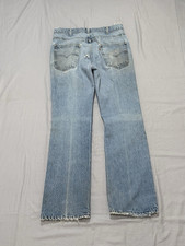 Vintage 70s Levi s Orange Tab 517 Bootcut Made in USA Faded Distressed 31x29