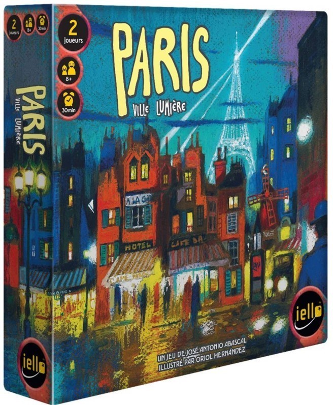 Jeux de société Paris Ville Lumière : jeu de stratégie et de réflexion en format compact