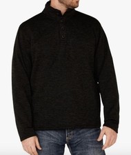 Ariat Tek Mens Wesley Sweater Large Charcoal 4 Button Cold Series Outdoors