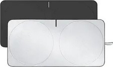 Windshield Sun Shade Easy to Install, Double Layer Design, Block Size: X-Large