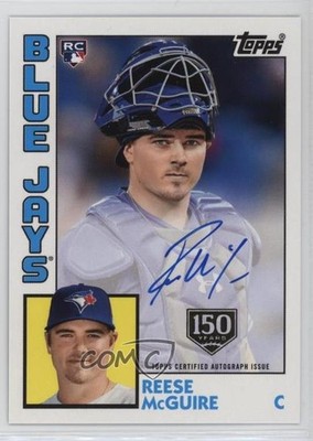2019 Topps 1984 Baseball Rookies 150th Anniversary Reese McGuire Auto RC s1i