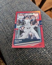 2020 Donruss Baseball Gleyber Torres #91 Holo Red Photo Variation 
