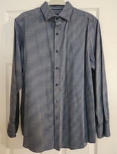 Hart Schaffner Marx Men's Cotton Dress Shirt Long Sleeve