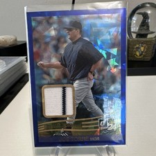 Panini 2021 Donruss Joe Torre #21 Materials Blue Parallel New York MLB