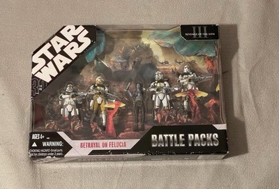 Hasbro Star Wars 30th Anniversary Clone Wars Battle Pack:  Betrayal on Felucia