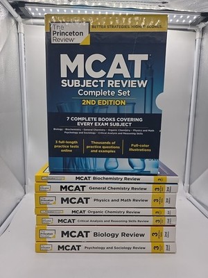 Princeton Review MCAT Subject Review Complete Box Set, 2nd Edition: 7 Comple...