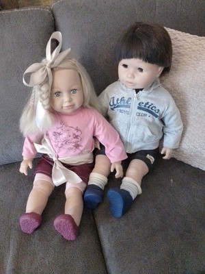 Zapf Creation Sally Puppe Und Sam Puppe Vintage