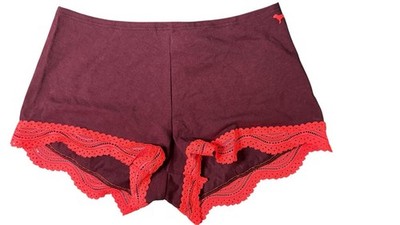 NWOT VICTORIA'S SECRET PINK Purple Low Raise BOYSHORT